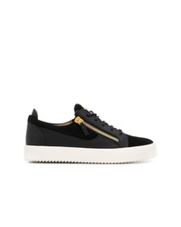 Baskets basses en cuir noires Giuseppe Zanotti Design