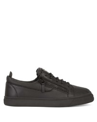 Baskets basses en cuir noires Giuseppe Zanotti