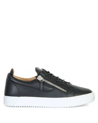 Baskets basses en cuir noires Giuseppe Zanotti