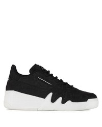 Baskets basses en cuir noires Giuseppe Zanotti