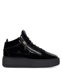 Baskets basses en cuir noires Giuseppe Zanotti