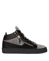 Baskets basses en cuir noires Giuseppe Zanotti