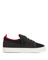 Baskets basses en cuir noires Giuseppe Zanotti