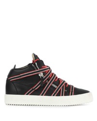 Baskets basses en cuir noires Giuseppe Zanotti