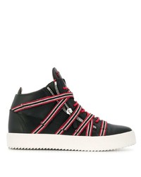 Baskets basses en cuir noires Giuseppe Zanotti