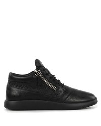 Baskets basses en cuir noires Giuseppe Zanotti