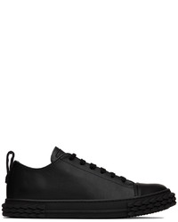 Baskets basses en cuir noires Giuseppe Zanotti