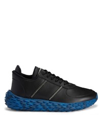 Baskets basses en cuir noires Giuseppe Zanotti