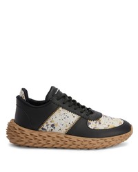 Baskets basses en cuir noires Giuseppe Zanotti