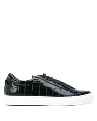 Baskets basses en cuir noires Givenchy