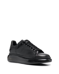 Baskets basses en cuir noires Alexander McQueen