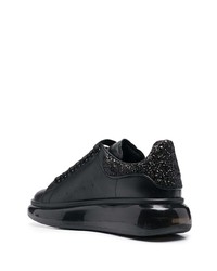 Baskets basses en cuir noires Alexander McQueen