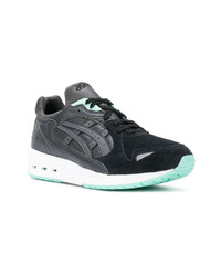 Baskets basses en cuir noires Asics