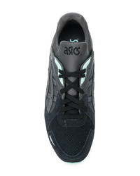 Baskets basses en cuir noires Asics