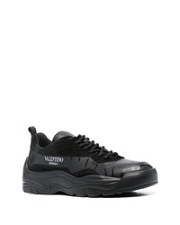 Baskets basses en cuir noires Valentino Garavani