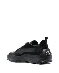 Baskets basses en cuir noires Valentino Garavani