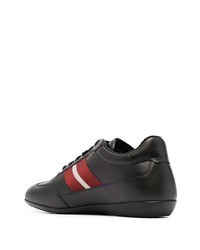 Baskets basses en cuir noires Bally