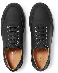 Baskets basses en cuir noires Harry's of London