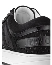 Baskets basses en cuir noires Jimmy Choo