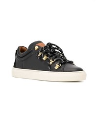 Baskets basses en cuir noires Bally