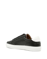 Baskets basses en cuir noires Unseen Footwear