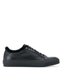 Baskets basses en cuir noires Henderson Baracco