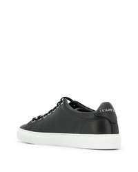 Baskets basses en cuir noires Philipp Plein