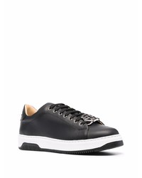 Baskets basses en cuir noires Philipp Plein