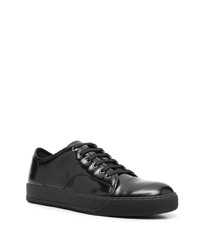 Baskets basses en cuir noires Lanvin