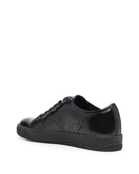 Baskets basses en cuir noires Lanvin