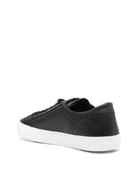 Baskets basses en cuir noires D.A.T.E