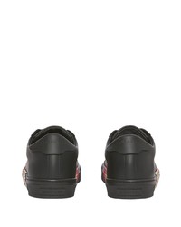 Baskets basses en cuir noires Burberry