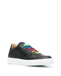 Baskets basses en cuir noires Philipp Plein