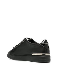 Baskets basses en cuir noires Philipp Plein