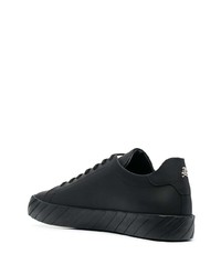 Baskets basses en cuir noires Philipp Plein