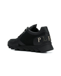 Baskets basses en cuir noires Philipp Plein