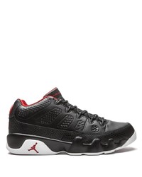 Baskets basses en cuir noires Jordan