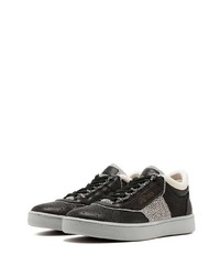 Baskets basses en cuir noires Puma