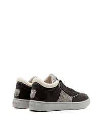 Baskets basses en cuir noires Puma