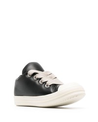 Baskets basses en cuir noires Rick Owens