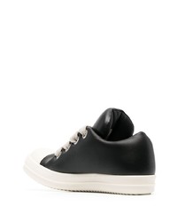 Baskets basses en cuir noires Rick Owens