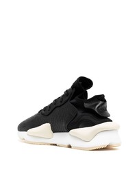 Baskets basses en cuir noires Y-3