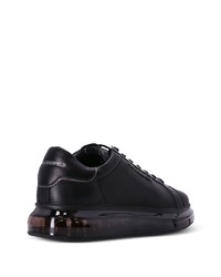 Baskets basses en cuir noires Karl Lagerfeld