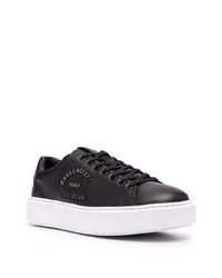 Baskets basses en cuir noires Karl Lagerfeld