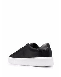 Baskets basses en cuir noires Karl Lagerfeld