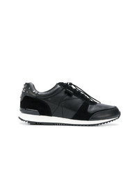 Baskets basses en cuir noires Karl Lagerfeld