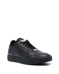 Baskets basses en cuir noires Philipp Plein