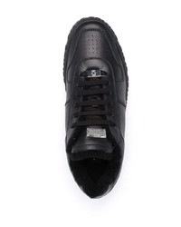 Baskets basses en cuir noires Philipp Plein