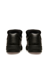 Baskets basses en cuir noires Bally