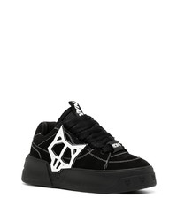 Baskets basses en cuir noires Naked wolfe